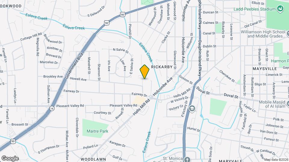 731 Jemison St Map and Location Details