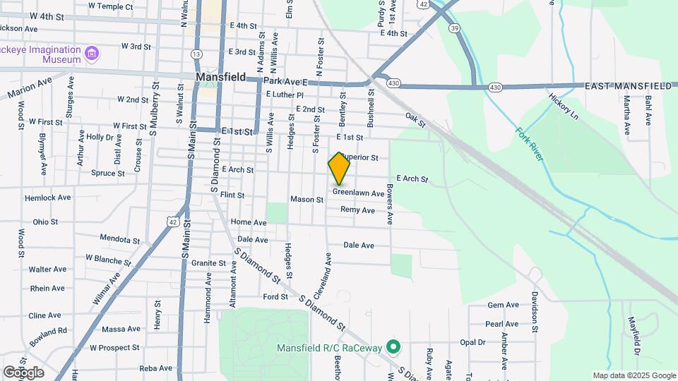 253 Greenlawn Ave Mapa y Detalles de la Ubicación