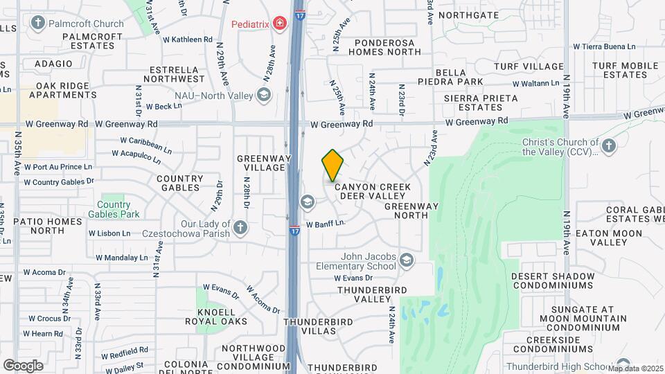 14837 N 25th Dr, Unit 13 Map and Location Details