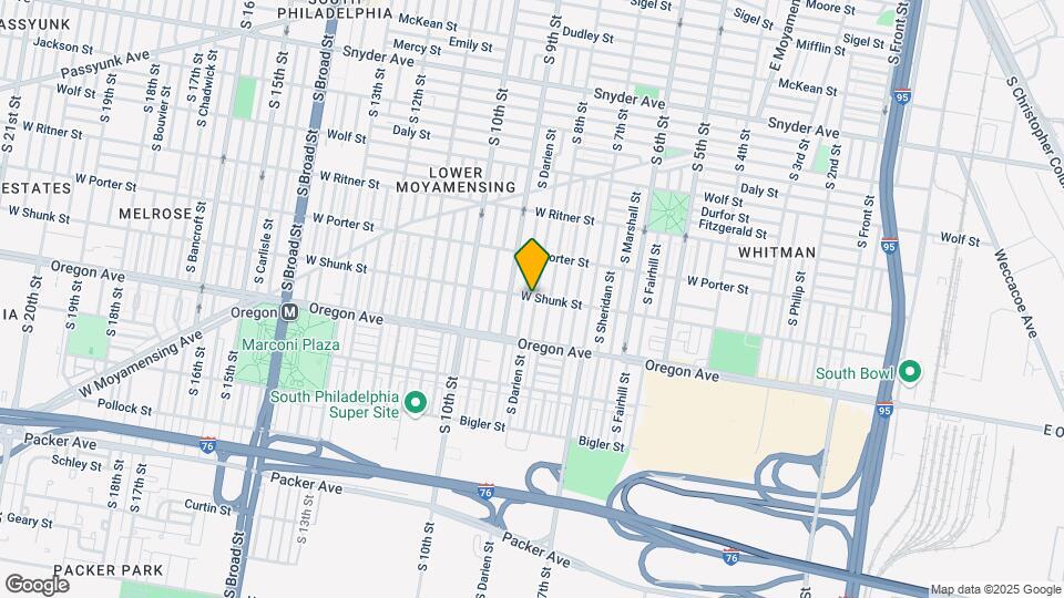 2600 S Mildred St, Unit Apt B Map and Location Details