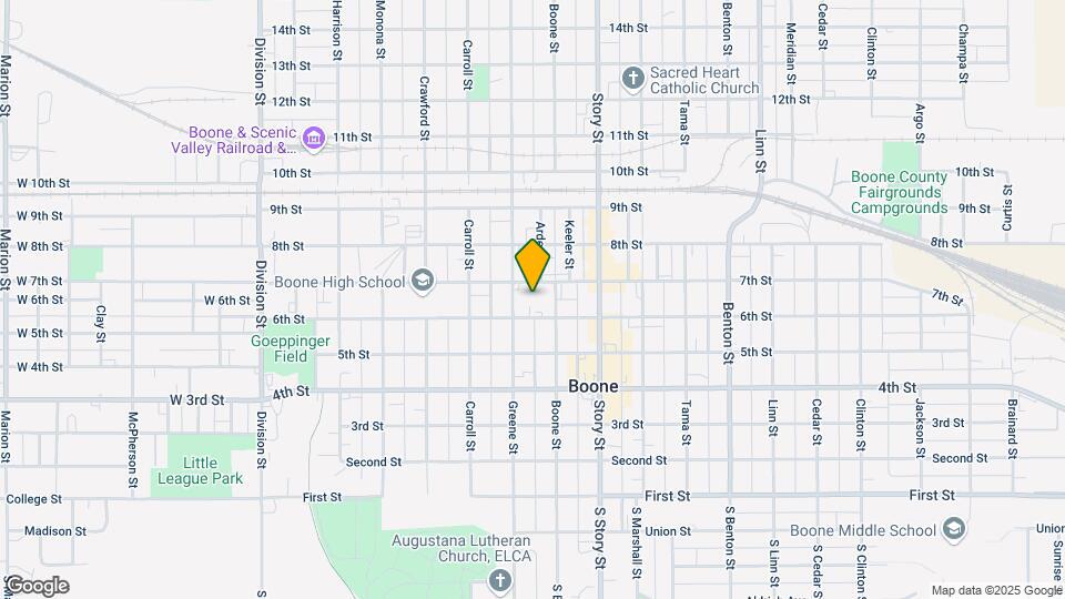 628 Greene St Map and Location Details