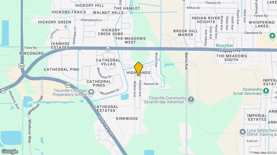 4840 Volusia Ave Map and Location Details