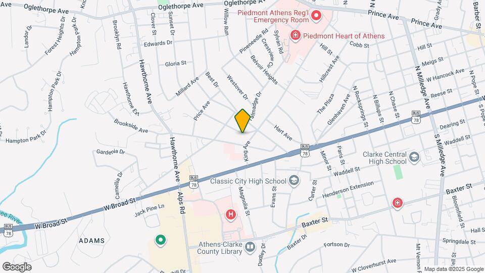 135 Sunset Dr Map and Location Details