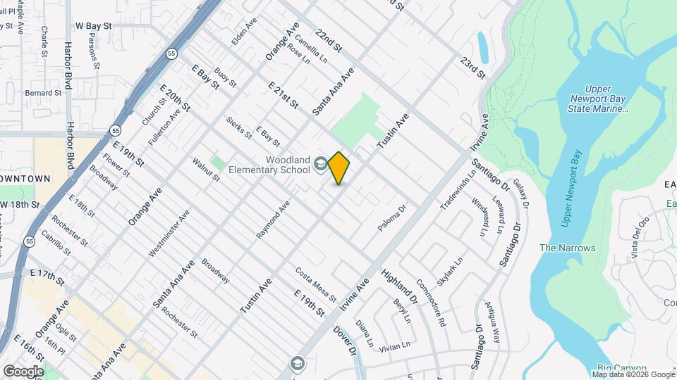 2049 Tustin Ave Map and Location Details