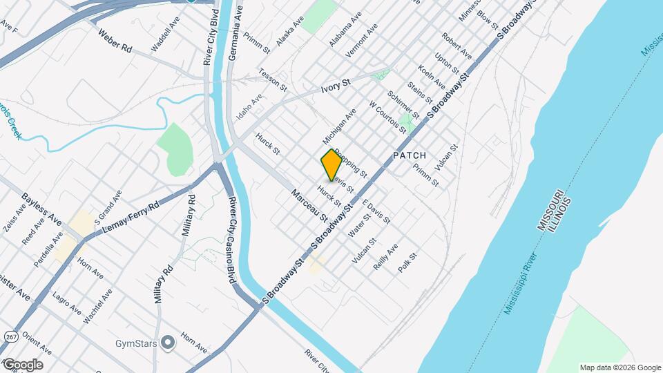 8215 Pennsylvania Ave Map and Location Details