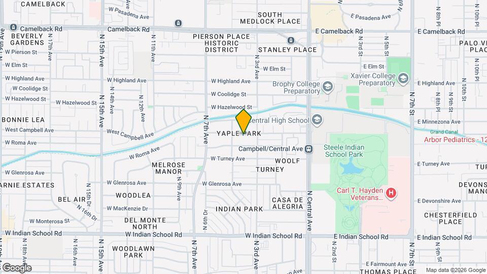 325 West Campbell Ave Map and Location Details