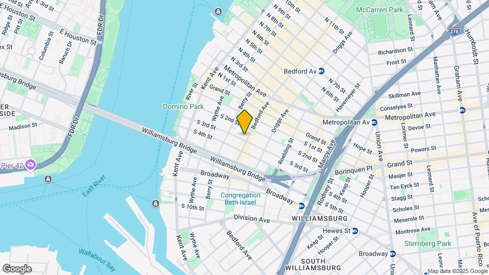 326 Bedford Ave-Unit -D-41W Map and Location Details