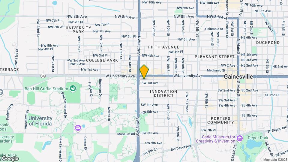 1234 SW 1st Ave Map and Location Details