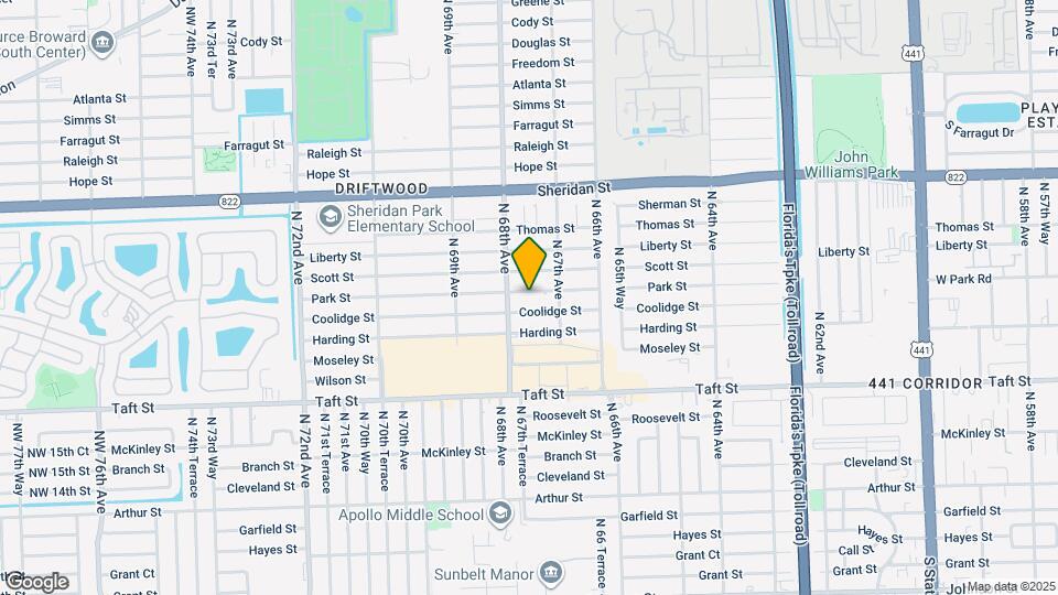 6760 Park St Map and Location Details