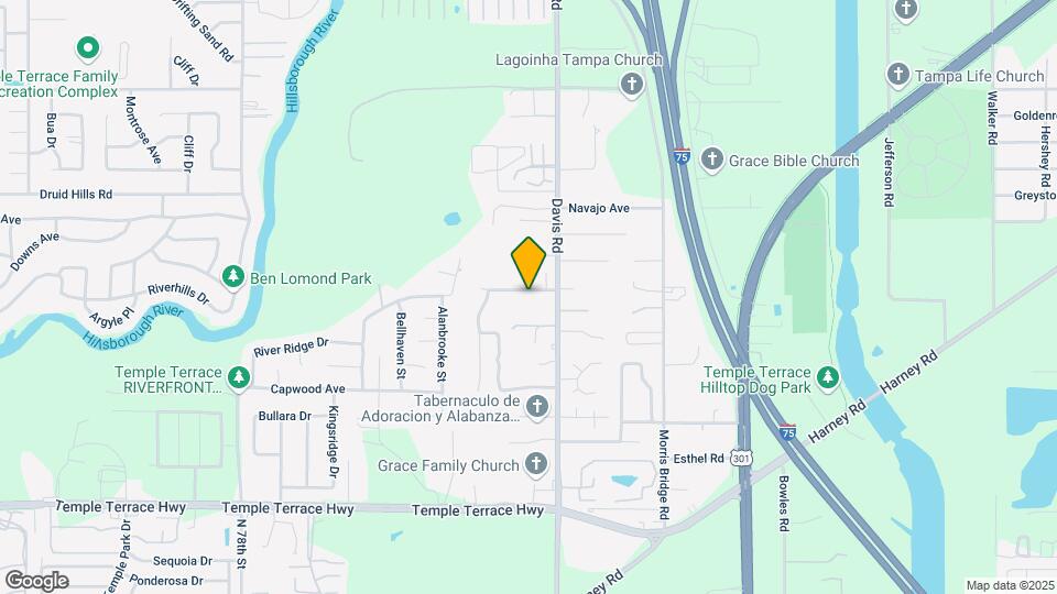 8601 Misty River Ct Map and Location Details