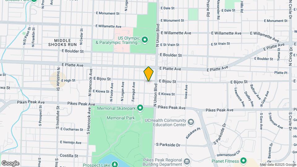 1703 N Meade Ave Map and Location Details