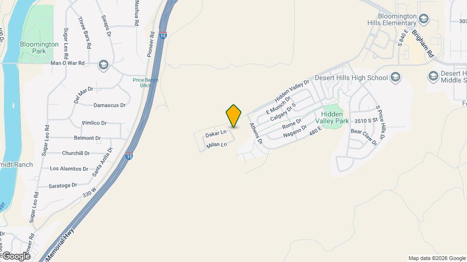 3569 Turin Ln Map and Location Details