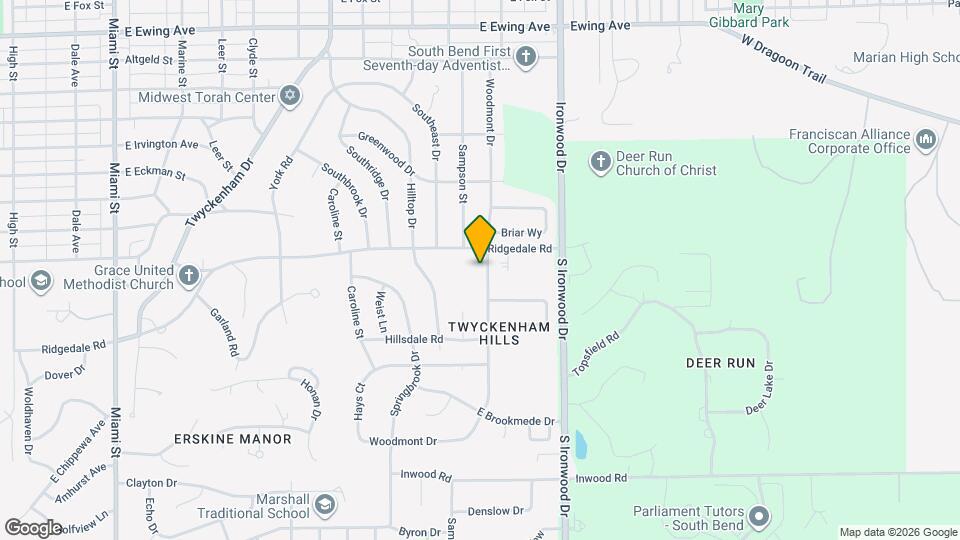 3021 Woodmont Dr Map and Location Details