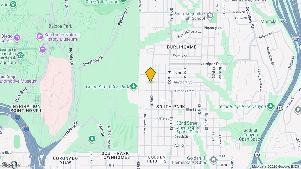 2038 29th St Map and Location Details