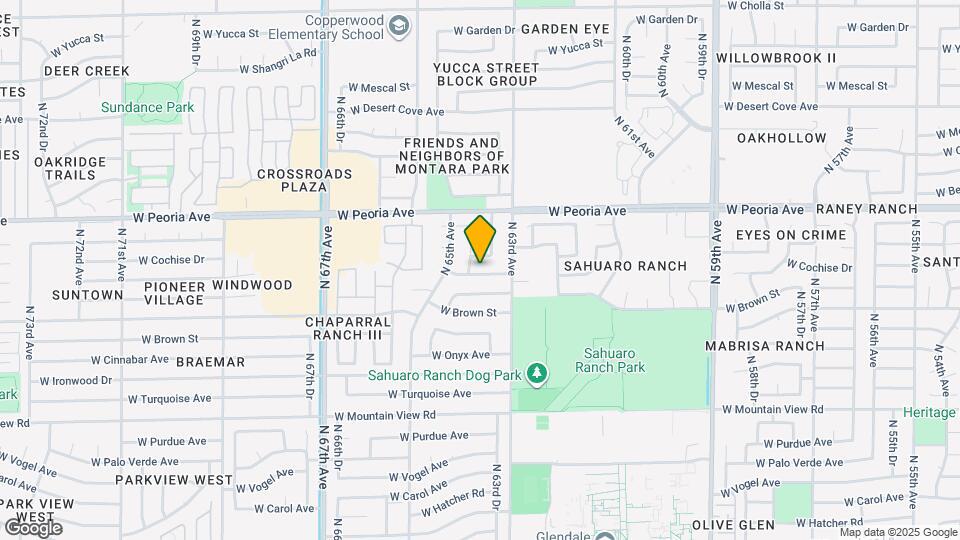 6334 W Beryl Ave Mapa y Detalles de la Ubicación