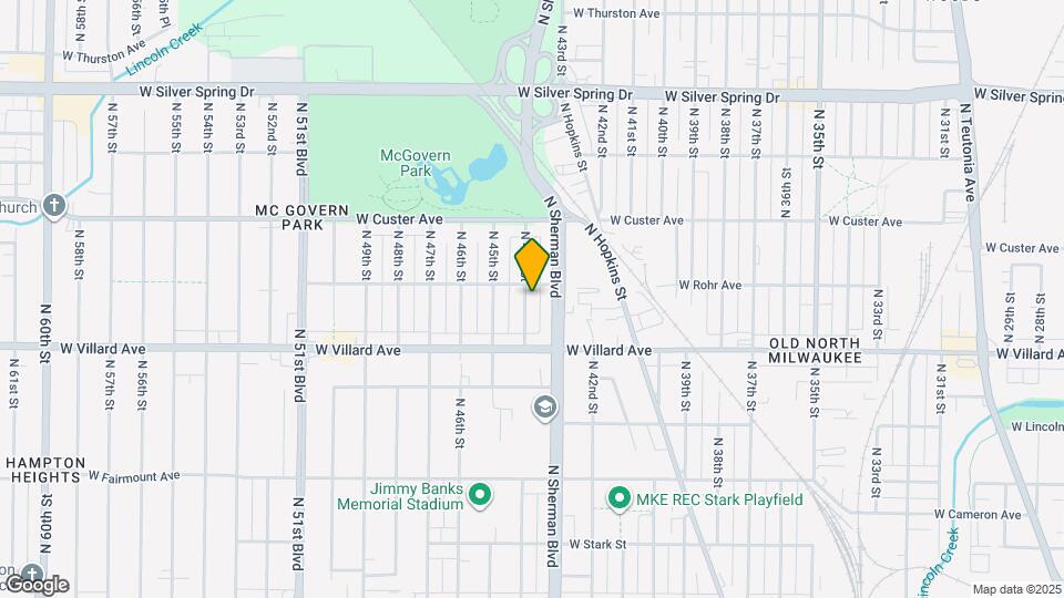 5264 N 44th St Map and Location Details