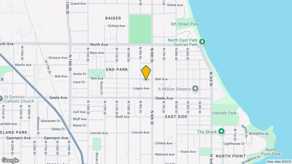 819 Bell Ave Mapa y Detalles de la Ubicación