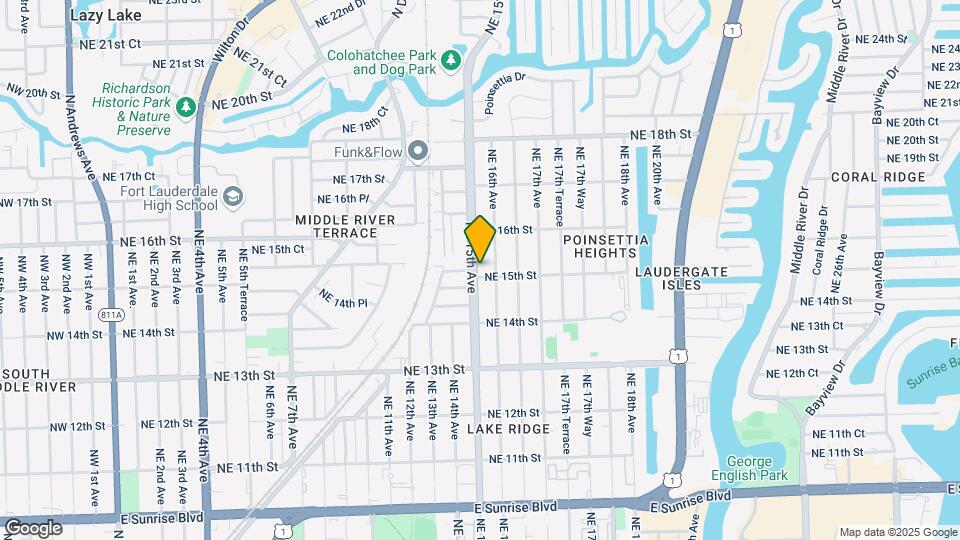 1504 NE 15th Ave Mapa y Detalles de la Ubicación