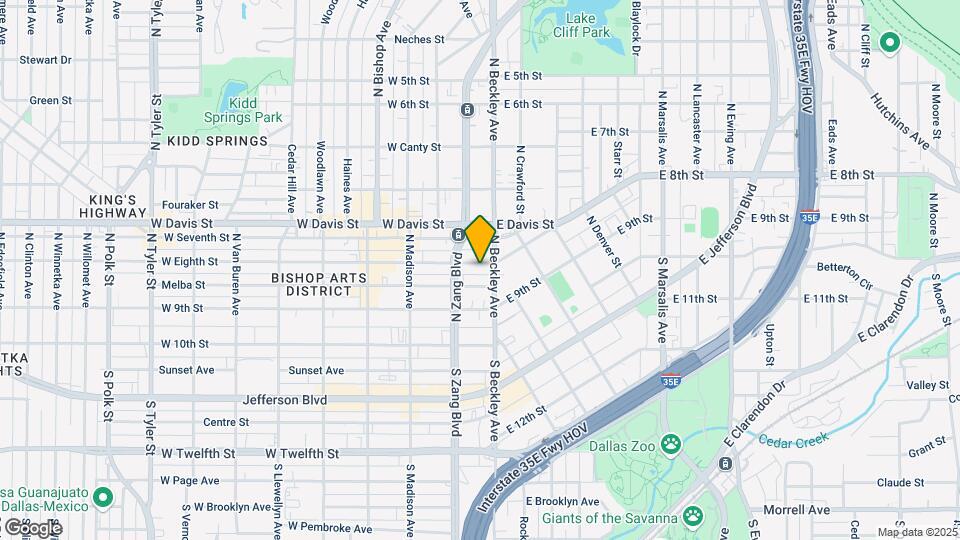 112 W Eighth St Map and Location Details