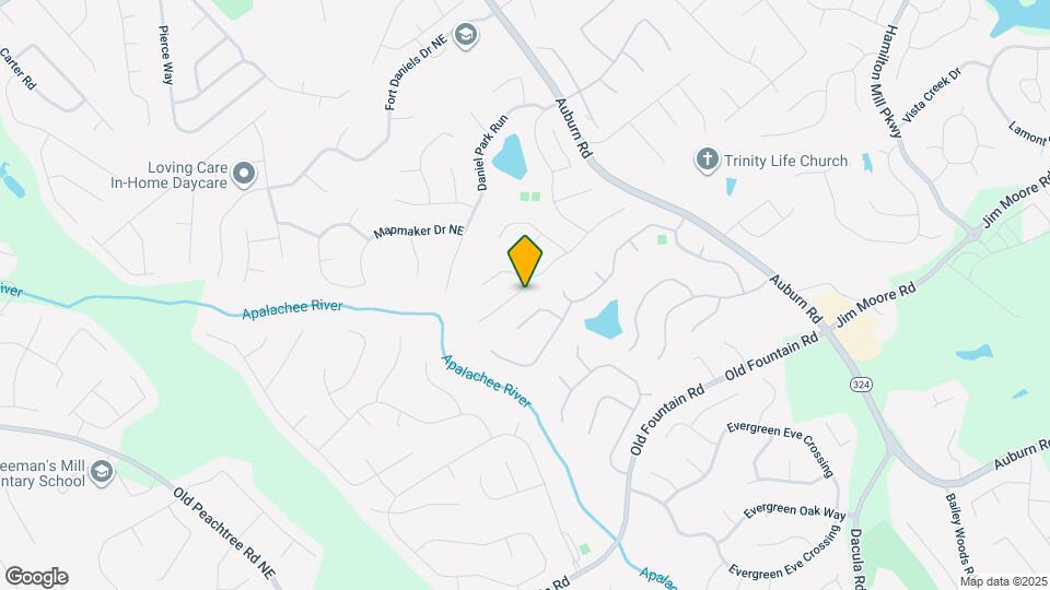 2673 Back Creek Chase Map and Location Details