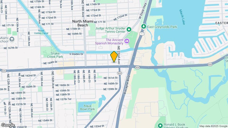 2151 NE 163rd St Map and Location Details