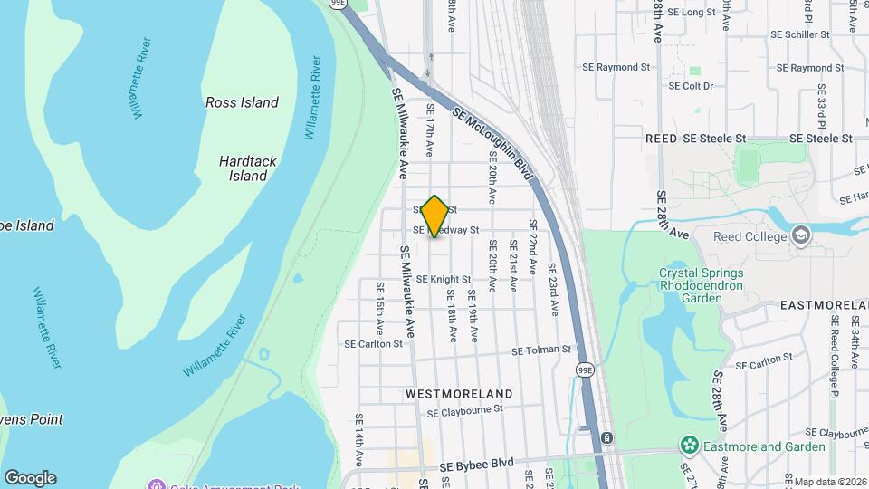 5758 SE 17th Ave Mapa y Detalles de la Ubicación