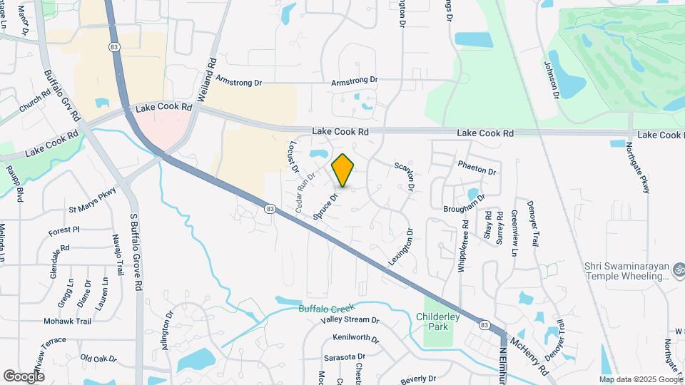 1206 Spur Ct Map and Location Details