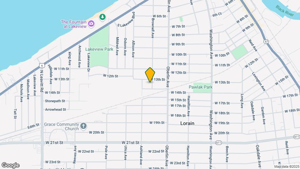1334 Brownell Ave Map and Location Details