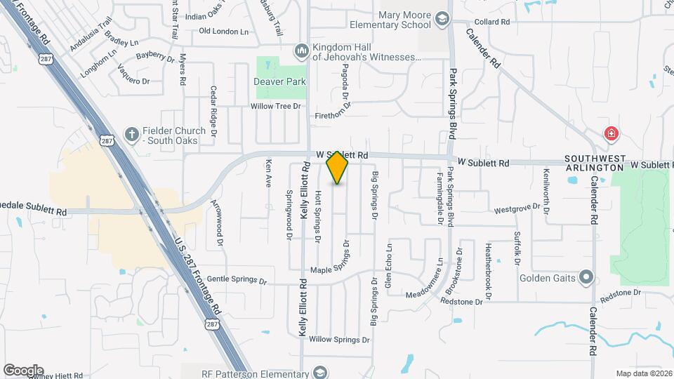 6101 Cool Springs Dr Map and Location Details