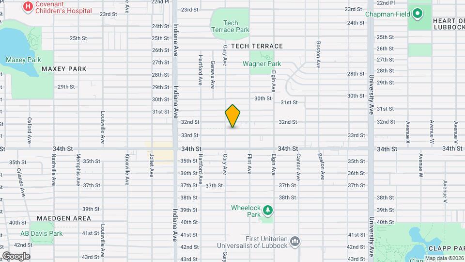 3116 33rd St Map and Location Details