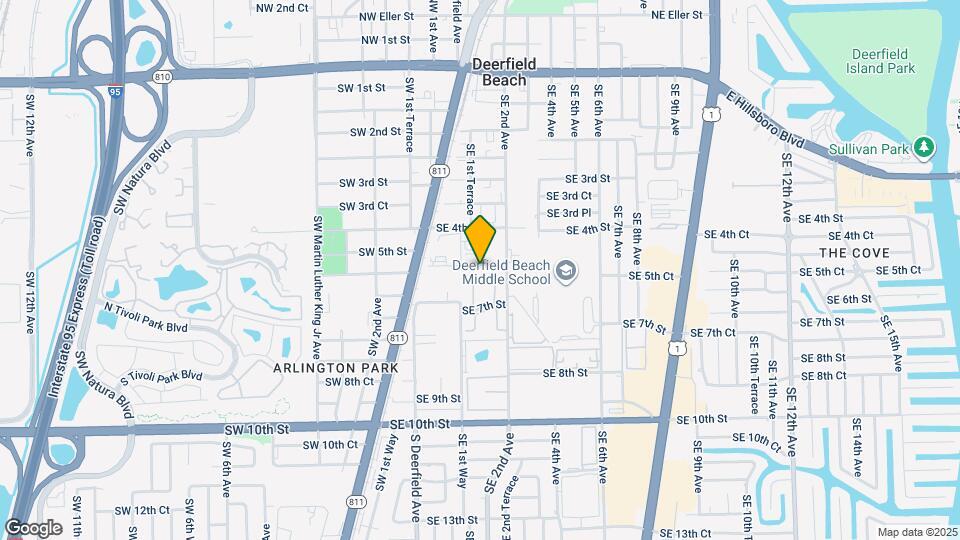 166 SE 5th Ct Map and Location Details