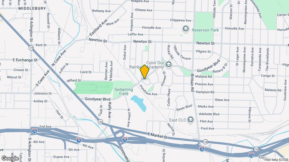 1328 Goodyear Blvd Map and Location Details