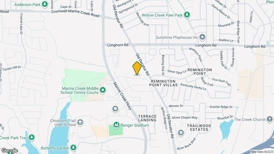 1236 Woodbine Cliff Dr Map and Location Details