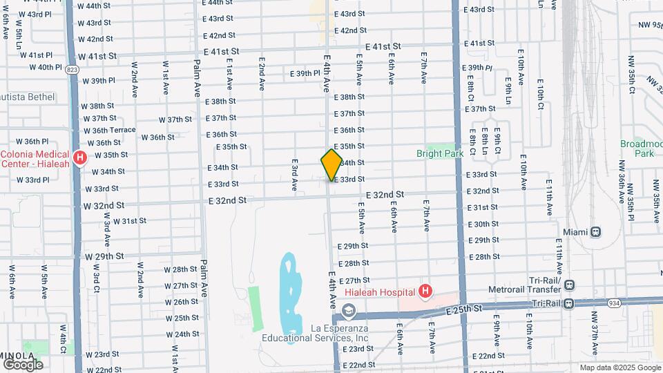 3254 E 4th Ave Mapa y Detalles de la Ubicación