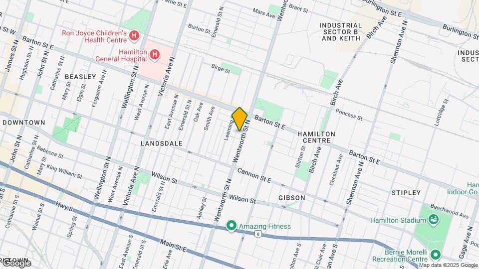 193 Wentworth St N Map and Location Details