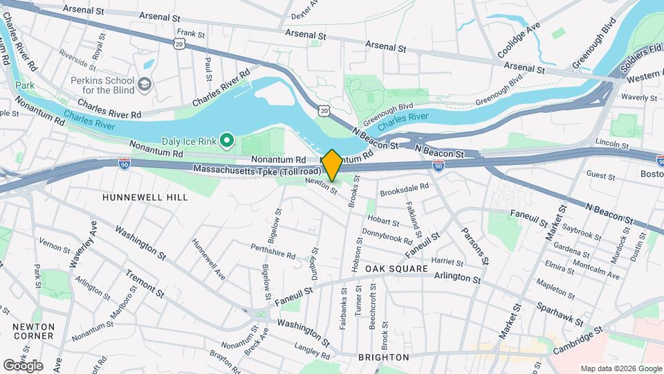 27 Newton St, Unit 2 Map and Location Details