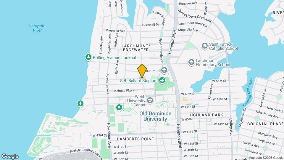 1329 Cedar Ln Map and Location Details