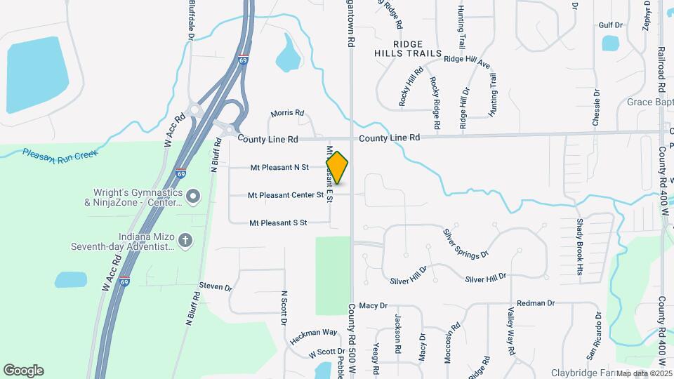 1215 Mt Pleasant E St Map and Location Details