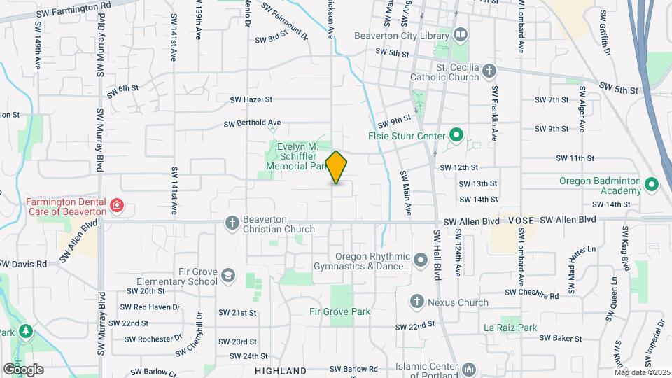 Beaverton Apartments Mapa y Detalles de la Ubicación