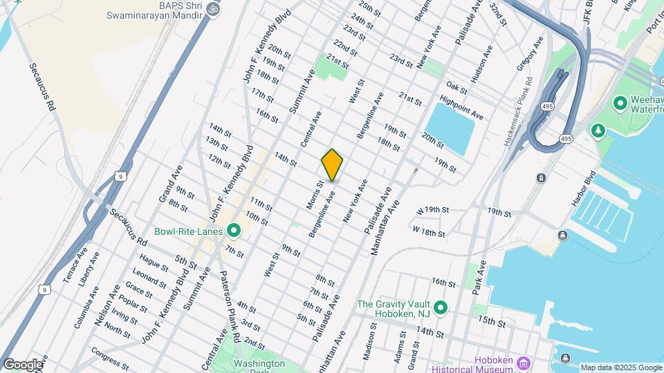 1317 Bergenline Ave Map and Location Details