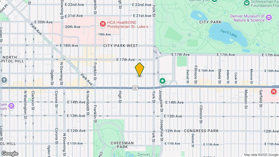 1554 Vine St Mapa y Detalles de la Ubicación