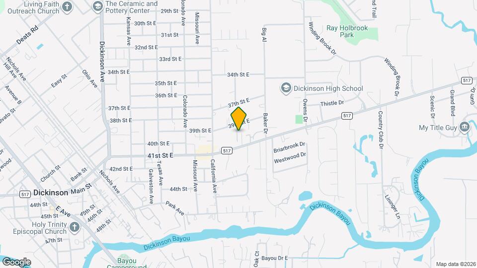 5104 39th St E Map and Location Details