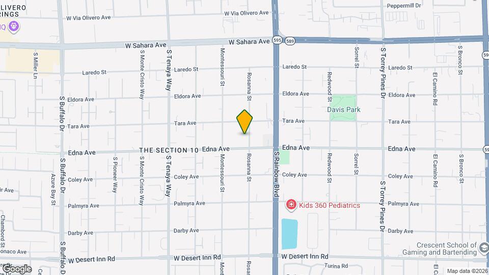 2845 Rosanna St Map and Location Details