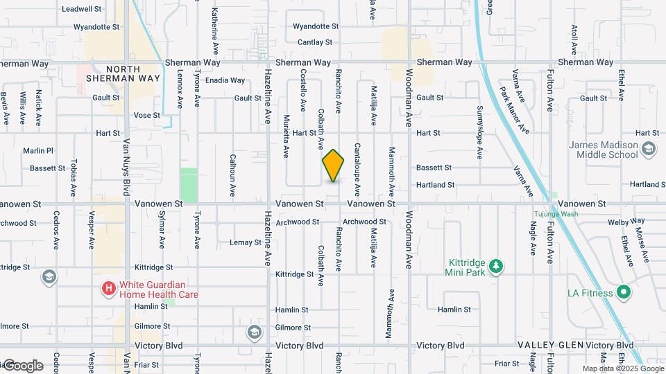 6827 Ranchito Ave Map and Location Details