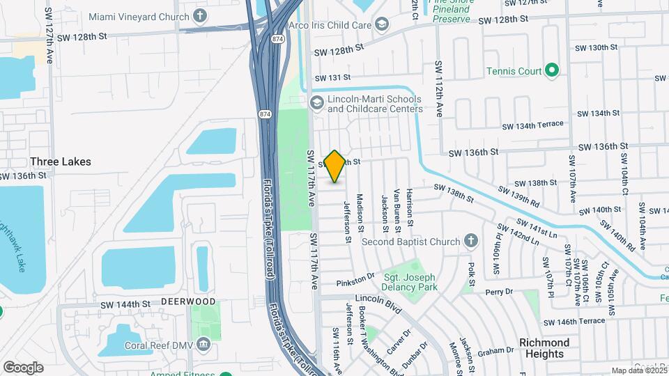 11521 SW 138th St Map and Location Details