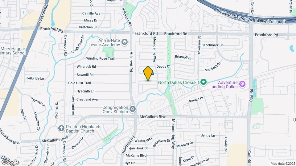 7021 Lattimore Dr Map and Location Details