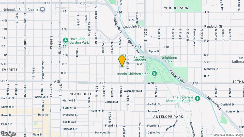 1226 S 24th St Mapa y Detalles de la Ubicación