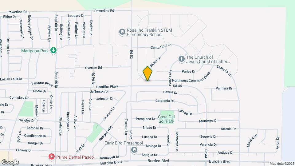 5004 NW Commons Dr Map and Location Details
