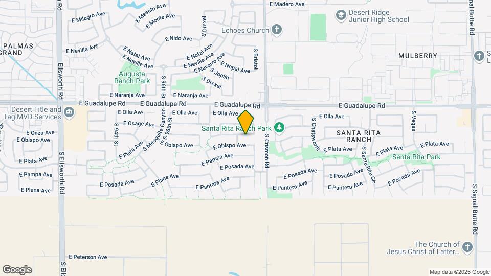 9915 E Onza Ave Map and Location Details