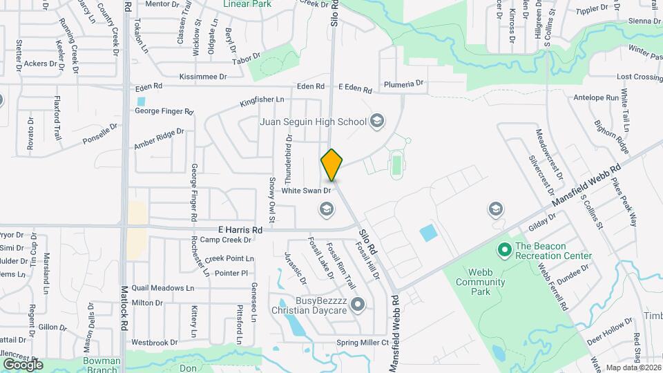 619 White Swan Dr Map and Location Details